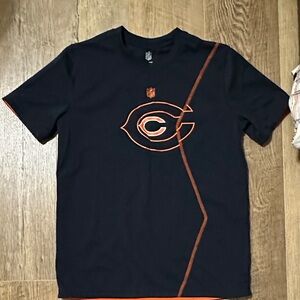 NFL Navy and Orange Short Sleeve Tee